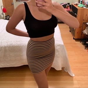Mini pencil skirt